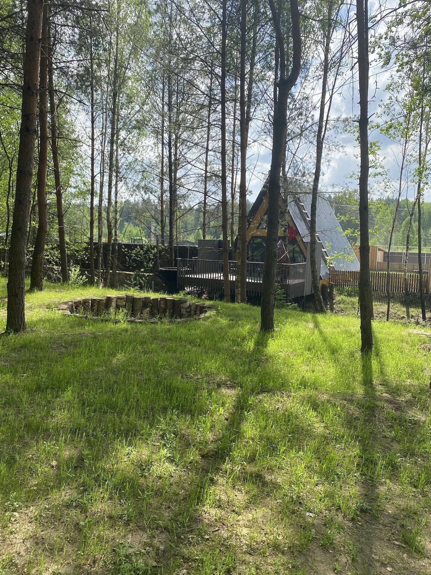 Глэмпинг «Ёлки-Иголки» — A-frame домики среди сосен в Подмосковье